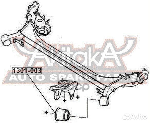 Peugeot 307 break (3E) 2002- 1301-003 asva