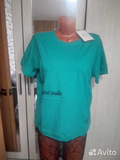 Футболка турция новая качество 50-52 р красивая
