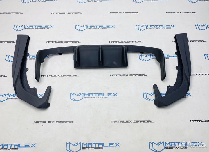 Диффузор и элероны BMW F30, М стиль