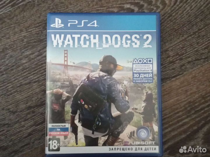 Watch dogs 2 ps 4 диск