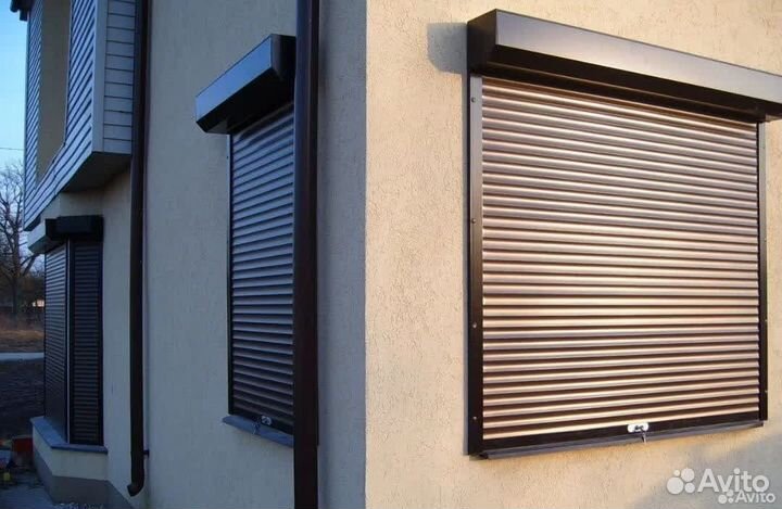 Рольставни на гараж, ворота (Бесплатный замер + мо