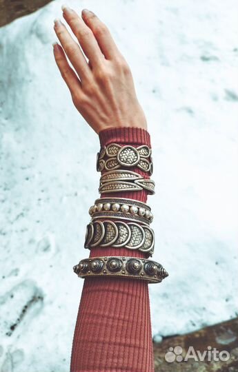 Браслет каф кофр этно бохо готика рок