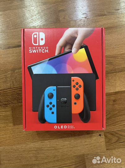 Nintendo switch oled прошитая с чипом + аксессуары