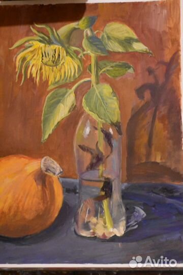 Картина темперой 40x50 см