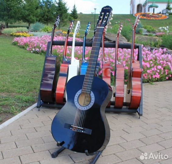 Новые гитары Fabio, Belucci, чехол, тюнер