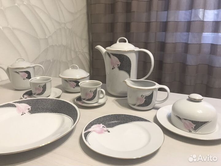 Чайно-кофейный немецкий сервиз Henneberg porzellan