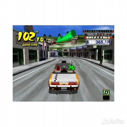 Crazy Taxi с инструкцией (GameCube)