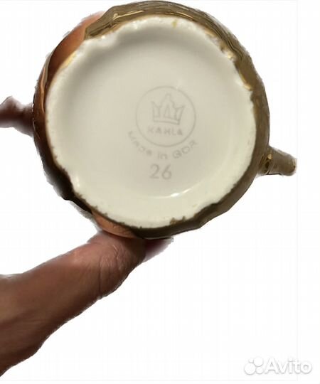 Кофейный позолоченный сервиз kahla