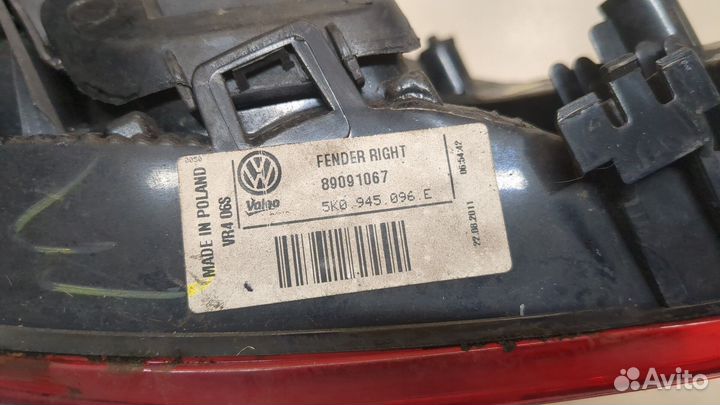 Фонарь (задний) правый Volkswagen Golf 6