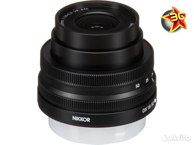 Объектив Nikon 16-50mm f/3.5-6.3 VR DX Nikkor Z Black