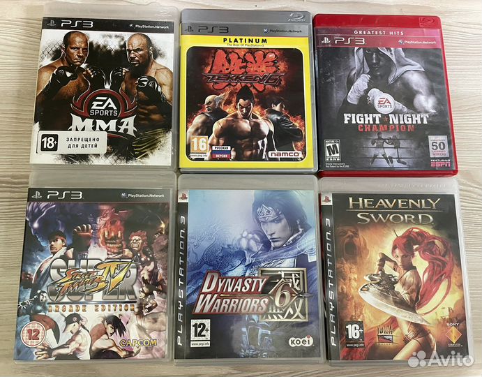 Слешеры / спорт ps3 UFC MK NBA NHL FIFA19