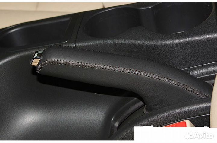 Кожаные оплётки Nissan Qashqai (руль CVT ручник)