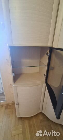 Угловой шкаф бу витрина