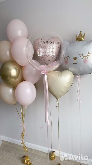 Композиции из шаров с гелием