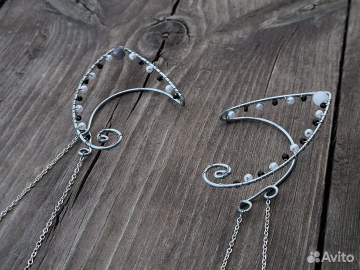 Серьги каффы