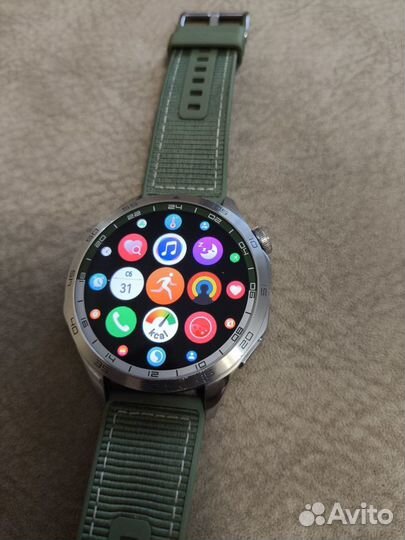 Huawei watch gt 4 46mm (зелёный)