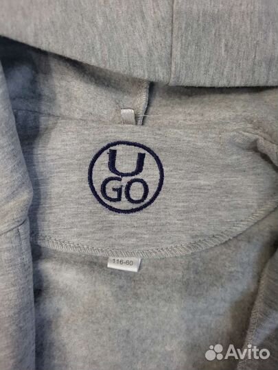 Трикотажный кардиган для девочки 116 утепленный