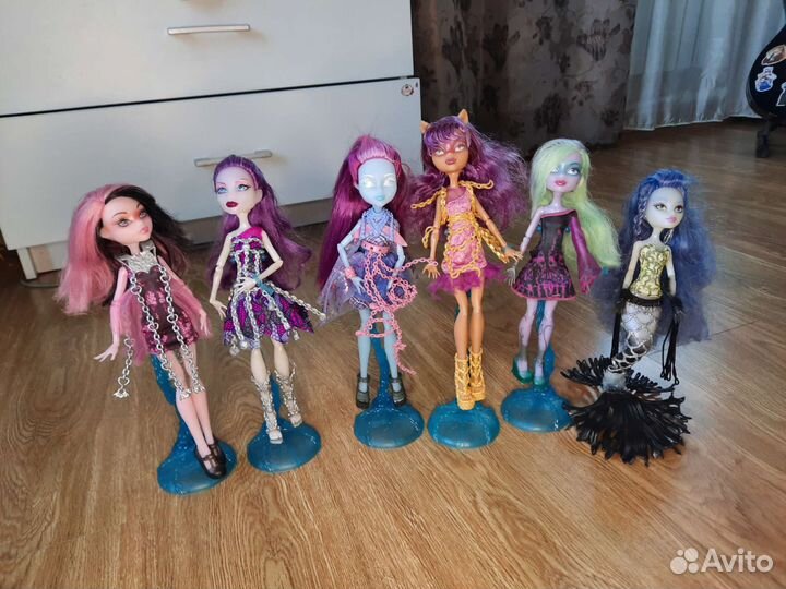 Кукла Монстер Хай киёми,призрачные,эбби с кроватью