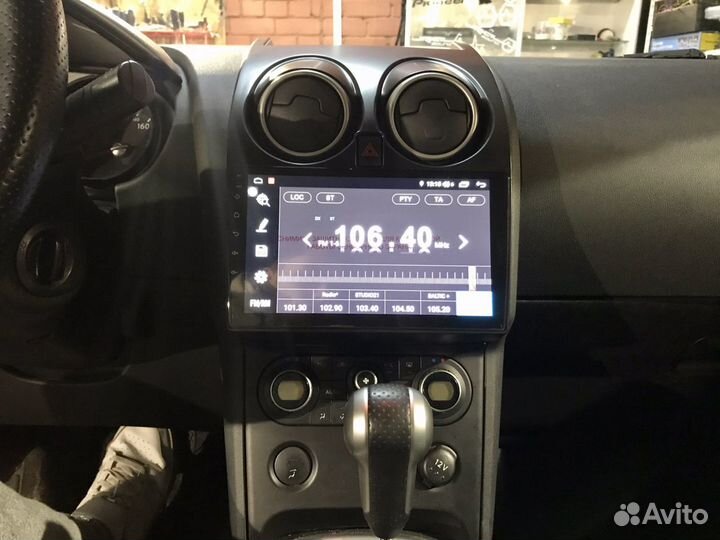 Магнитола андройд Nissan Qashqai с установкой