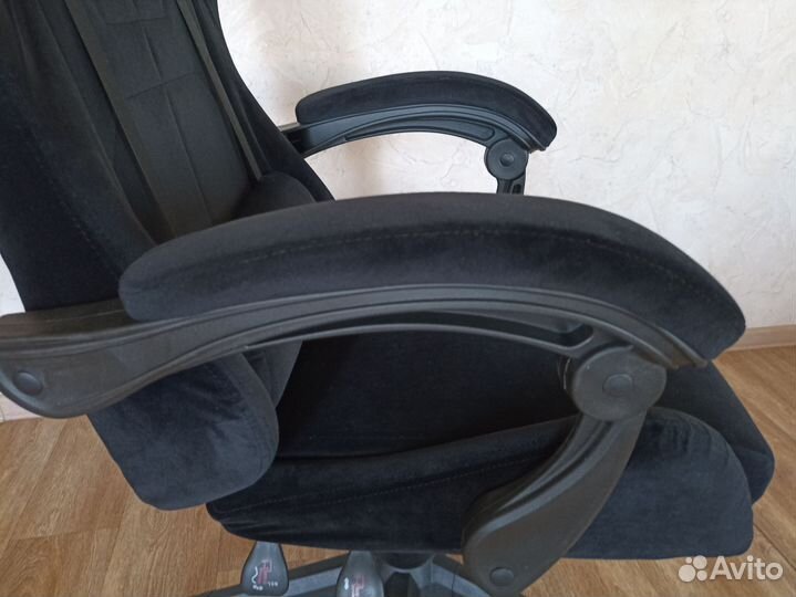 Компьютерное игровое кресло велюр новое