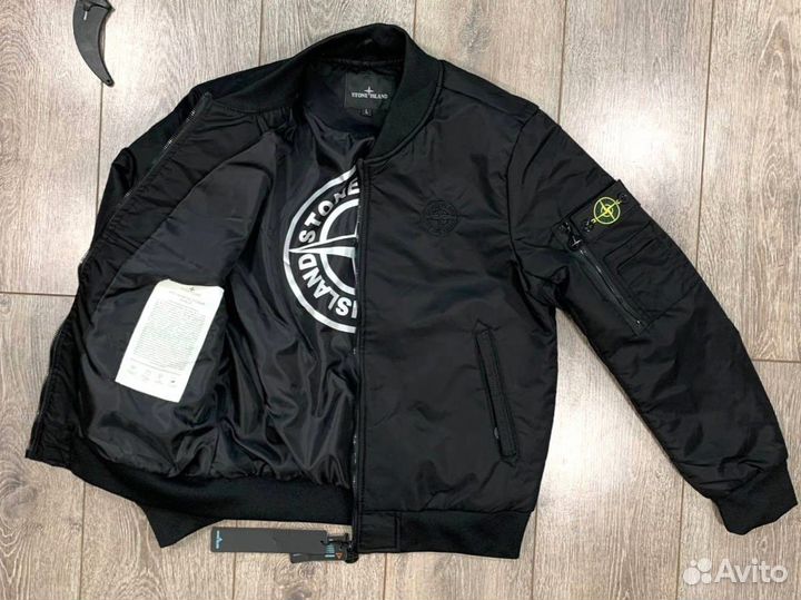 Бомбер мужской Stone Island 52 размер