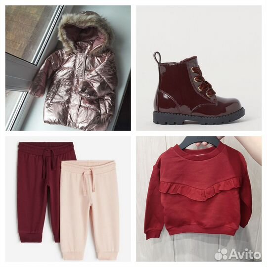 Новые вещи hm, reserved 80/86 для девочки