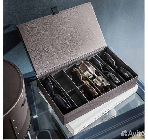 Шкатулка IKEA Анилинаре с крышкой и отделениями