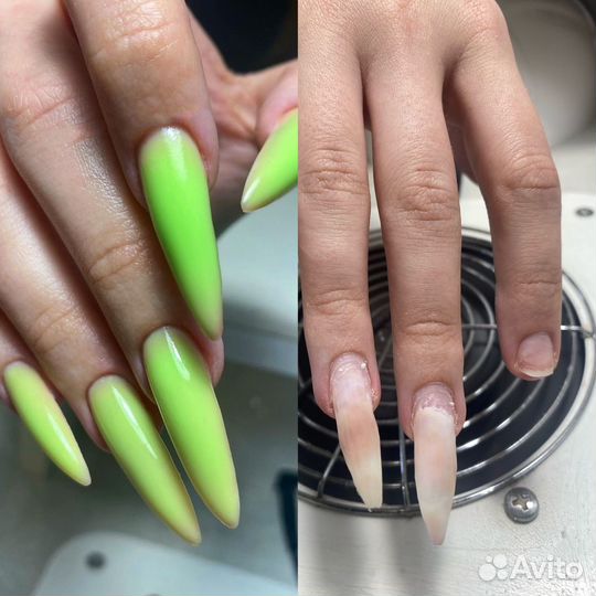 Маникюр фмр, покрытие гель лак, наращивание