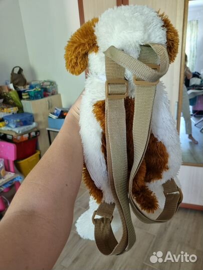 Детский плюшевый рюкзачок Собачка