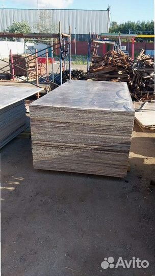 Фанера ламинированная новая и бу