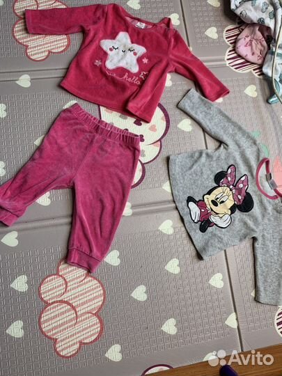 Пакет одежды на девочку 68-74