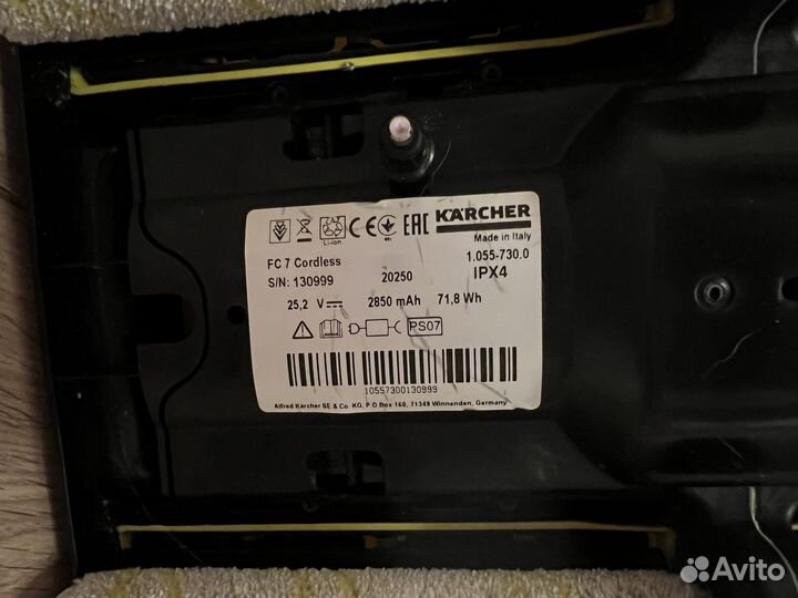 Электрошвабра Karcher fc 7 cordless