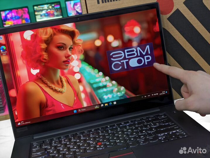 Сенсорный ThinkPad P1 Gen 2 i7-9850H 4K IPS T2000