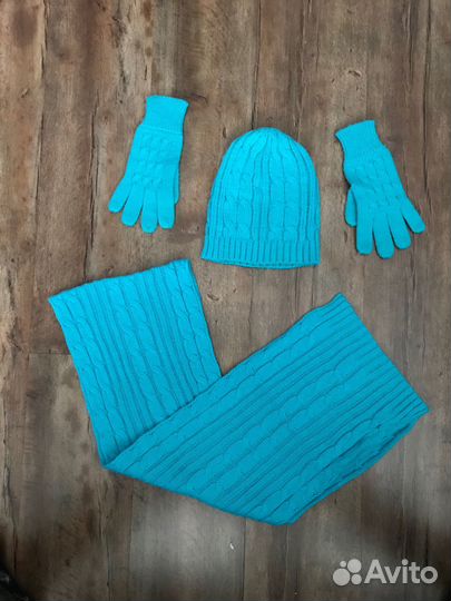 Перчатки шарф шапка