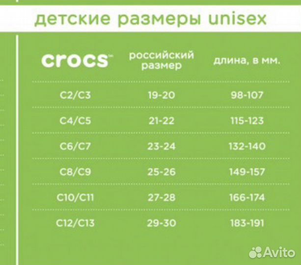 Обувь crocs для девочек