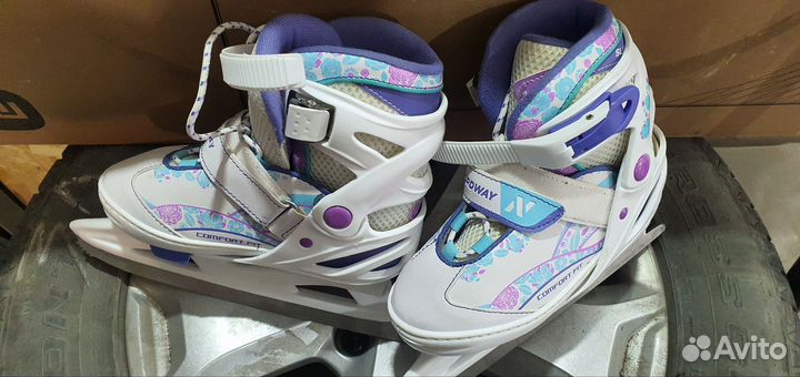 Коньки детские раздвижные