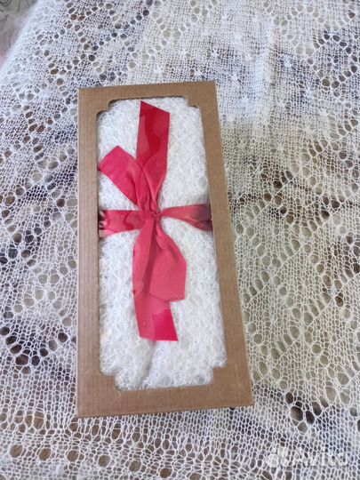 Палантин пуховый