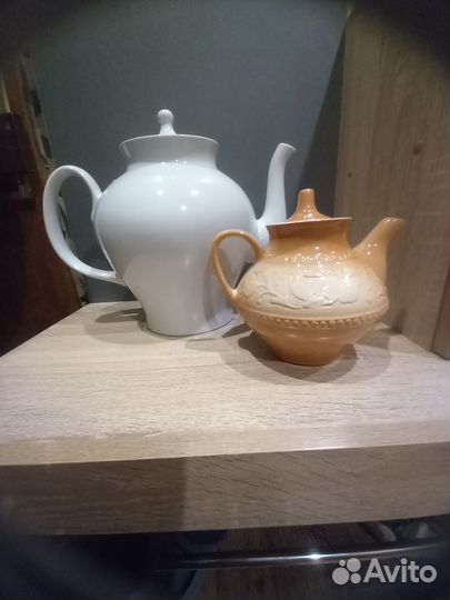 Чайник заварочный фарфоровый большой