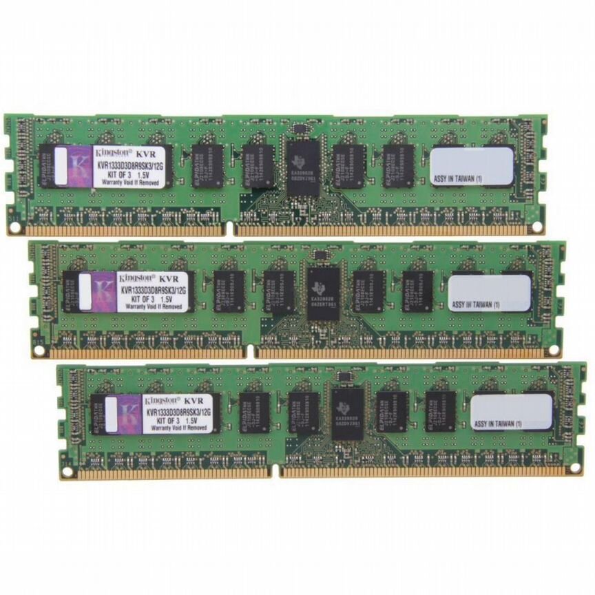 [KVR1333D3D8R9SK3/12GI] Оперативная Память Kingston Kvr1333d3d8r9sk3/12gi