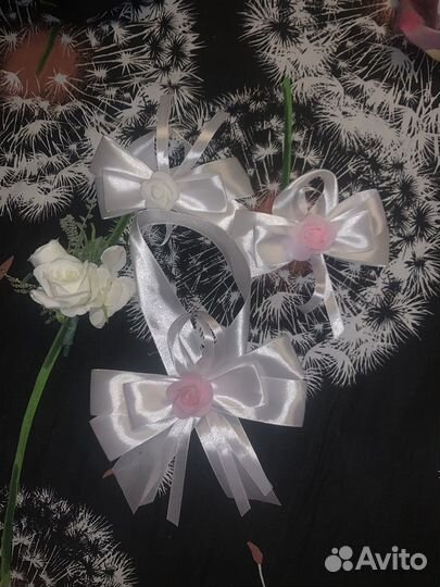 Свадебные украшения на машину продам