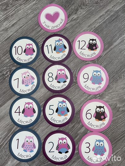 Карточки для фотосессий новорожденного