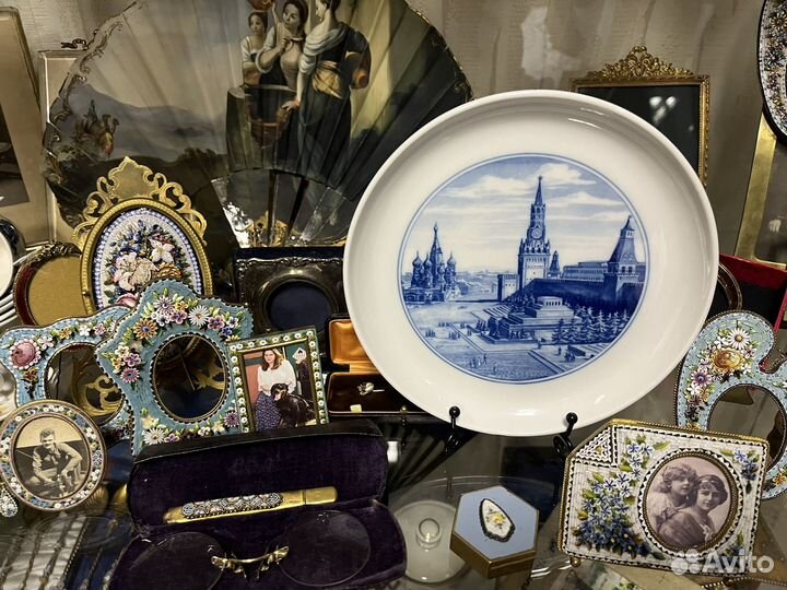 Мейссен кремль антикварная тарелка