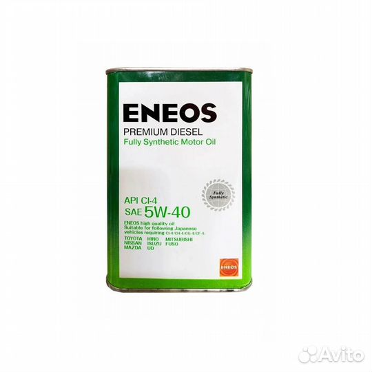 5w-40 eneos Premium Diesel 1л CI-4