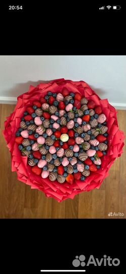 Букет из клубники в шоколаде