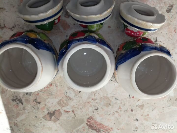 Банки для сыпучих продуктов комплект 3 штуки