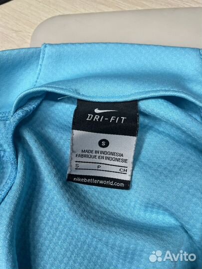 Тренировочная кофта Nike фк Зенит лазурного цвета