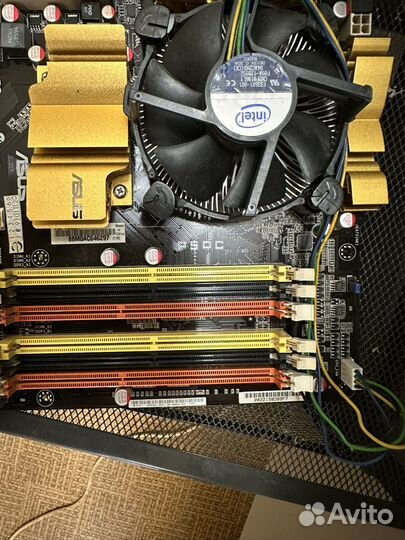 Материнская плата asus P5QC+процессор