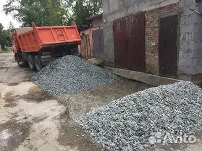 Щебень известняковый гравийный гранит с доставкой