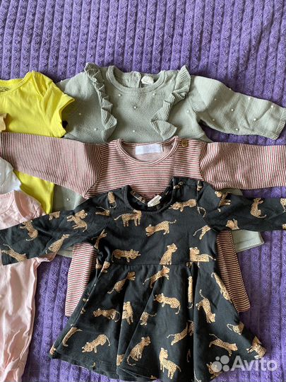 Вещи пакетом на девочку 62-74