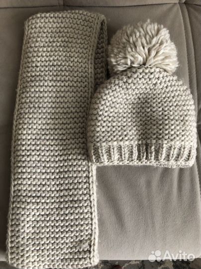 Комплект шапка и шарф женские